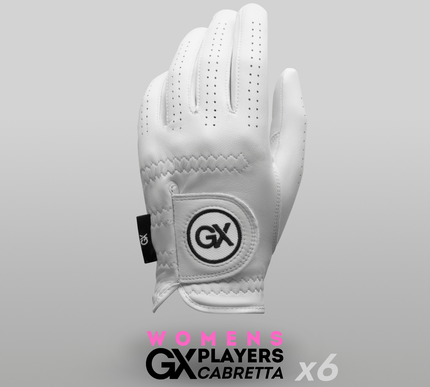 6 Pack Womens Players Cabretta Glove