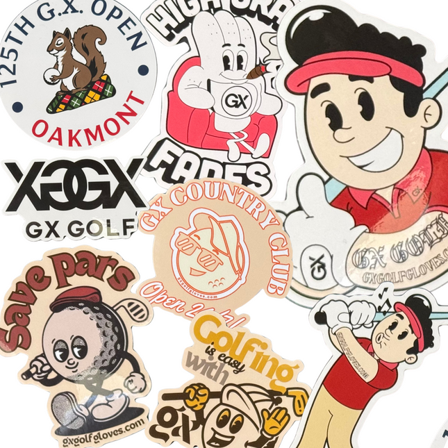 Full Set 2025 Large GX Decals Waterproof (x10)